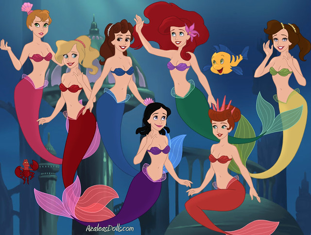 Daughters of Triton, I love this mermaid maker! xD www.azal…